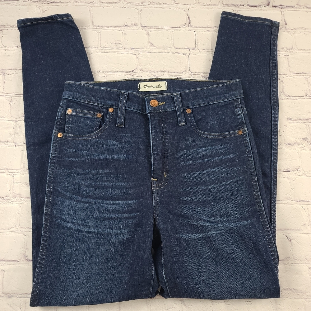 Madewell Size 27 10 Inch High Riser Skinny Skinny Jean Blue